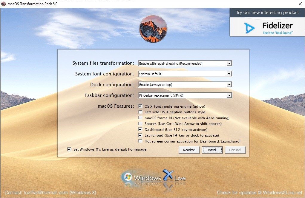virus free osx transformation opack for qindoqws 7